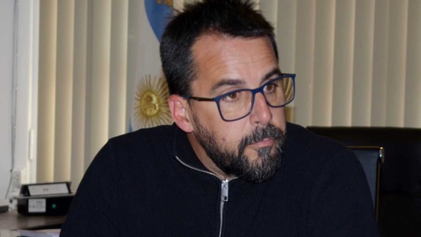 Matías Taccetta, intendente de Esquel. 