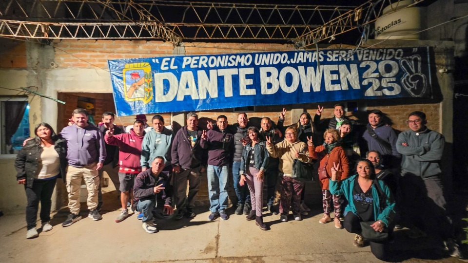 Dante Bowen en su recorrido por las ciudades del VIRCh.