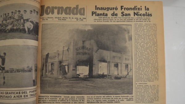 Incendio devastador en la sucursal madrynense de La Anónima. 