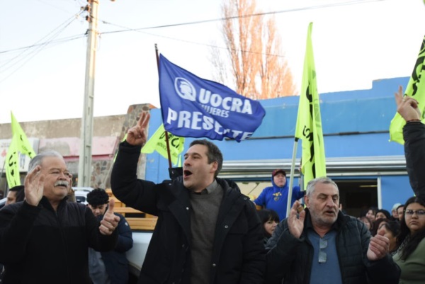 Luque, de campaña en Sarmiento.