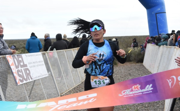 Milagros Hueche, segunda de damas en 10K (Norman Evans/Jornada Medios).