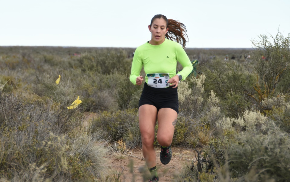 Agustina Sabbione, segunda en 5K (Norman Evans/Jornada Medios).