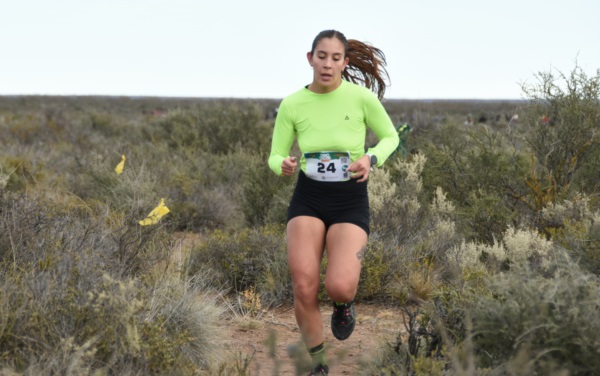 Agustina Sabbione, segunda en 5K (Norman Evans/Jornada Medios).