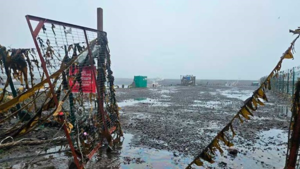 Tras el potente sismo, el mar se retiro de la costa de Kamchatka.