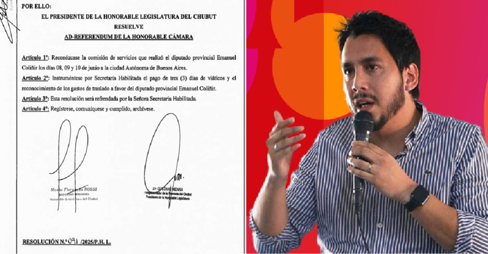 La resolución sobre Coliñir que Coliñir desmiente.