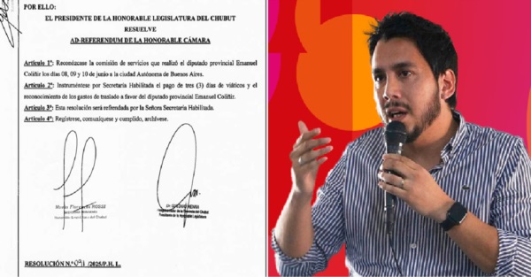 La resolución sobre Coliñir que Coliñir desmiente.