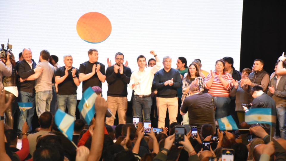 Representantes de la coalición del Frente "Despierta Chubut".