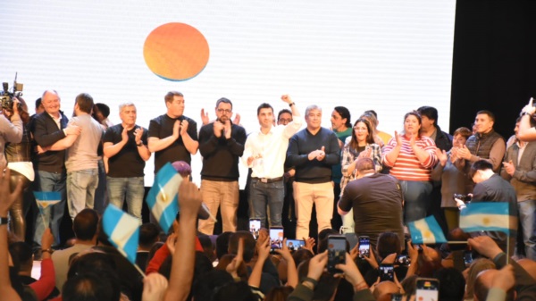 Representantes de la coalición del Frente "Despierta Chubut".