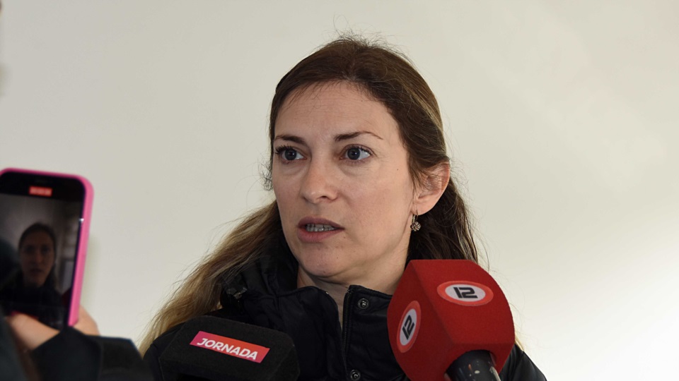 Soledad García, secretaria general del sindicato vial.