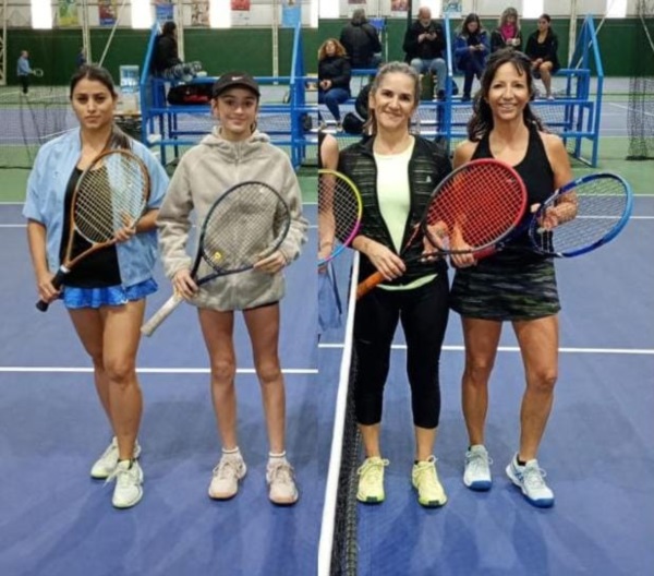 Daiana Echegoy /Agustina Viglione y Fernanda Gigena-Cristina Pagasartundúa jugarán la final en 3º Damas. 