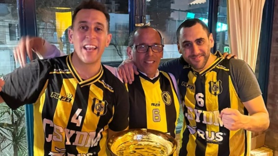 Padre e hijos: Gonzalo, 'Cirilo' y Rodrigo, un legado familiar que quedará en el recuerdo.