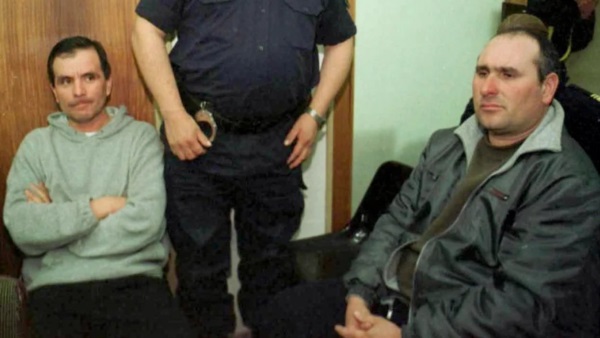 Echenique (izquierda) y Anselmini (derecha), dos de los cuatro policías condenados por el femicidio.