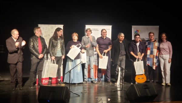 Todos los participantes del 1º Encuentro de Guitarristas del Sur.