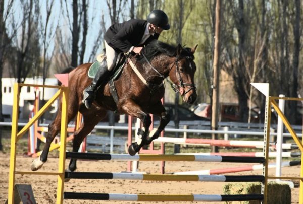 Federico Williams con Balmoral (Norman Evans/Jornada Medios).