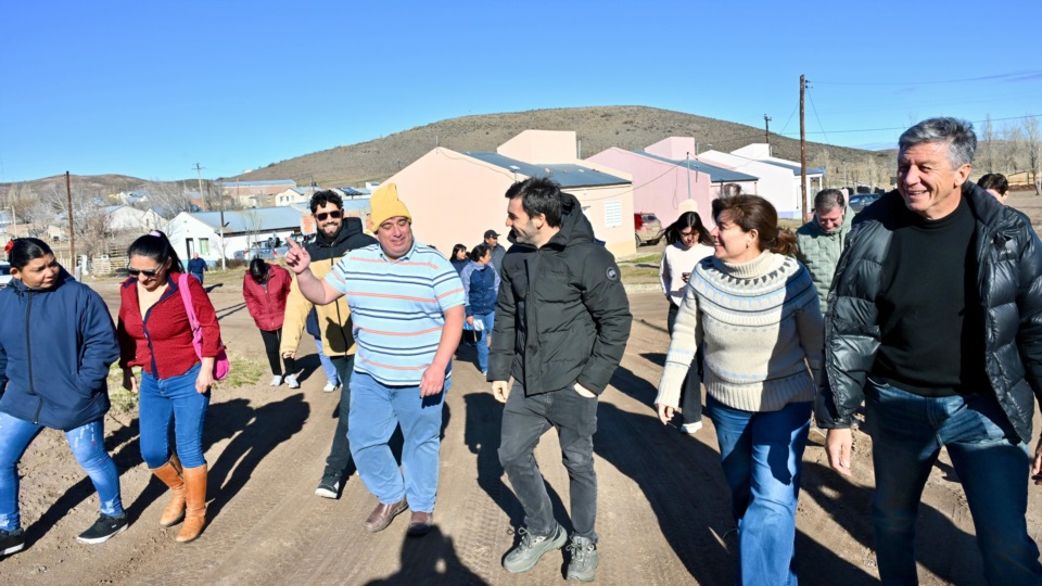 La recorrida fue en localidades y parajes de la Meseta Central.