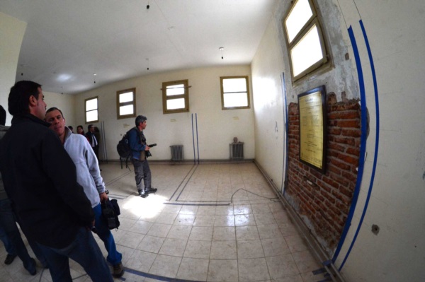 Así lucía el lugar donde estaban los calabozos de la Base 40 años después. 