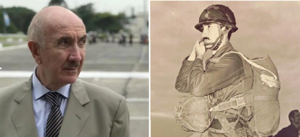 Eduardo Marcelo Villarruel, antes de morir y en 1982. Nunca fue un "héroe" de Guerra.