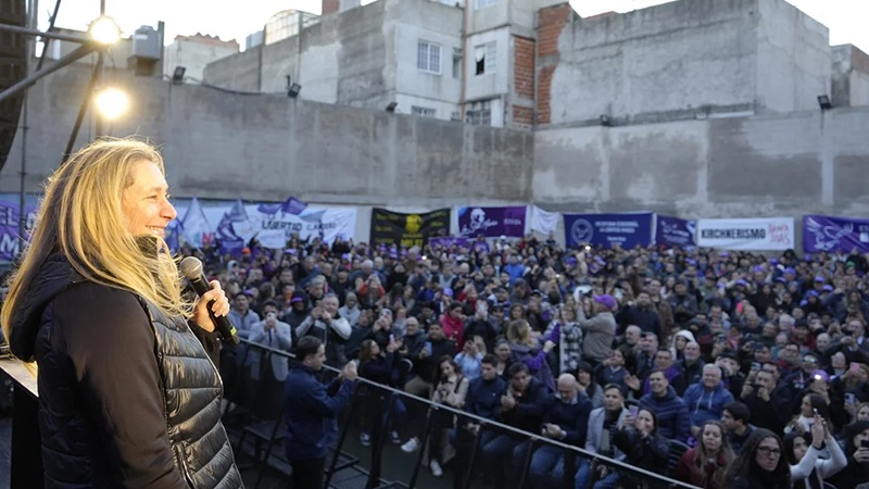 Karina Milei reapareció en La Matanza en medio del escándalo por las presuntas coimas.