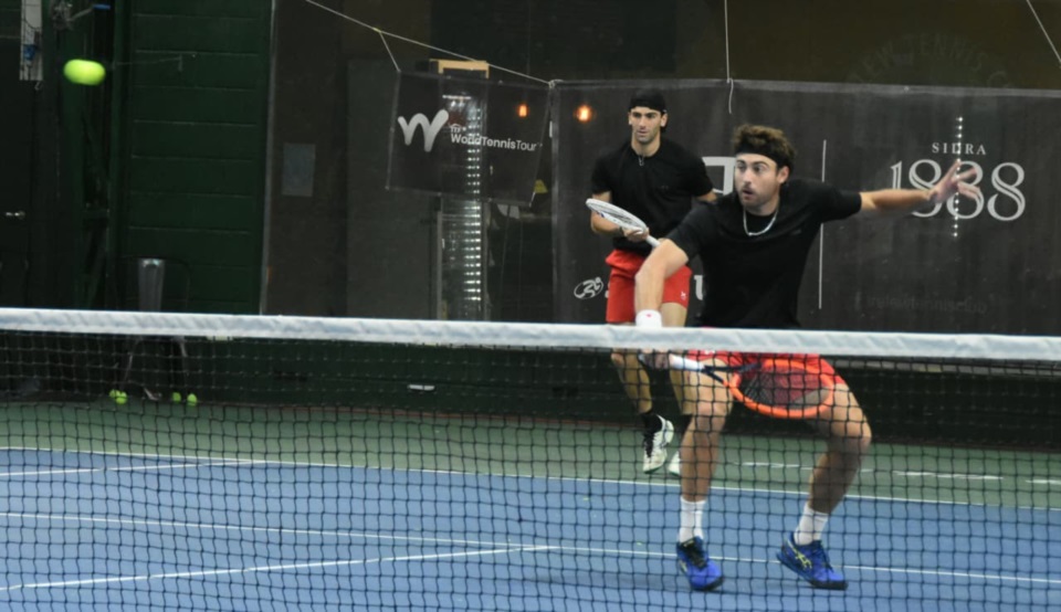 Valentín Basel y Franco Ribero se instalaron en las semifinales de dobles (Norman Evans/Jornada Medios).