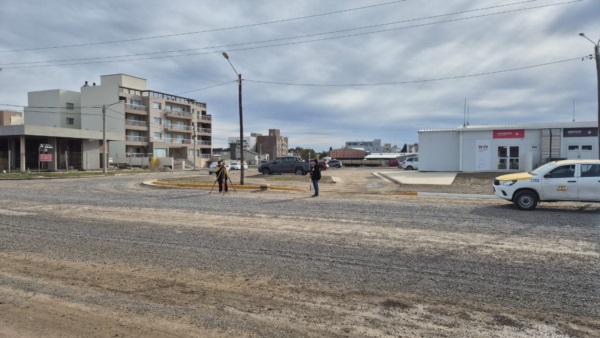 Personal de Vialidad Provincial comenzó con las tareas.