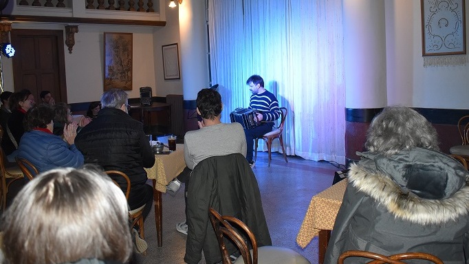 Julio Coviello en Trelew.