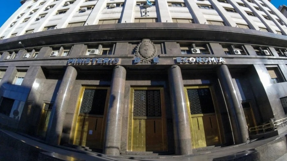 Ministerio de Economía de la Nación. (Foto: Redes) Agencia Noticias Argentinas