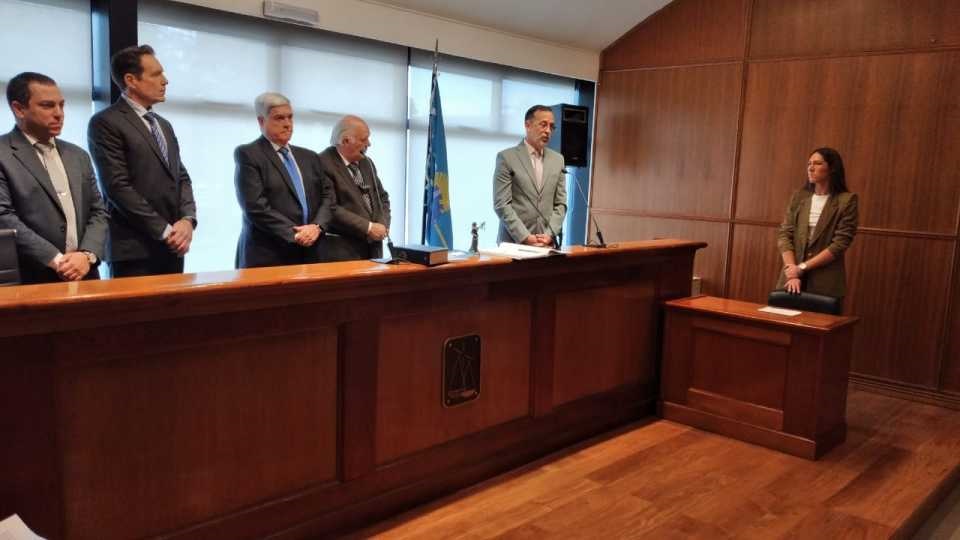 Eugenia Domínguez jura como fiscal de la Oficina de Cibercrimen.