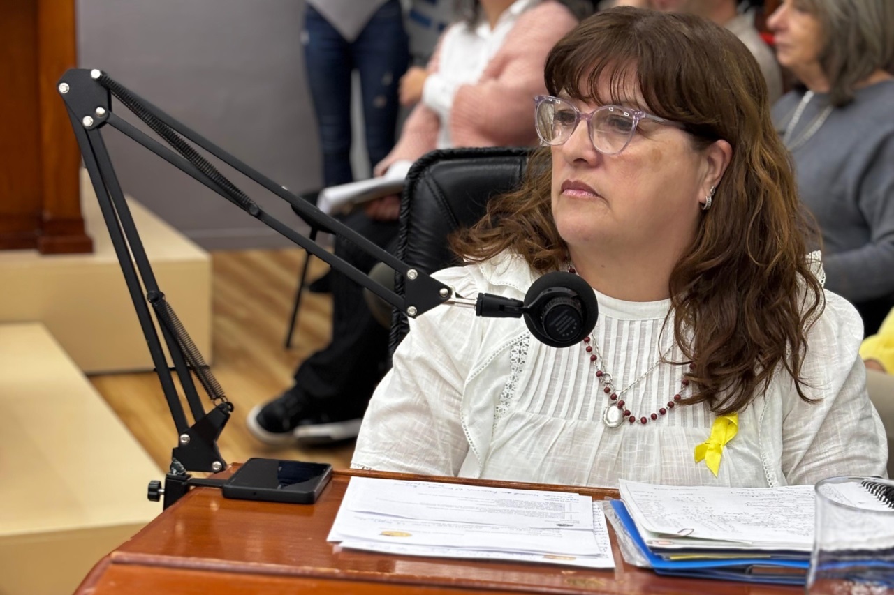 Virginia Rizzardi, de Buenos Vínculos, en la Banca del Vecino