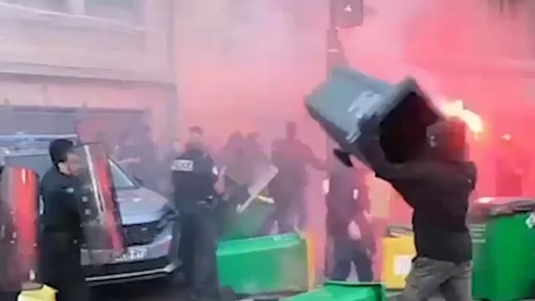 Barricadas y caos en varias ciudades francesas.