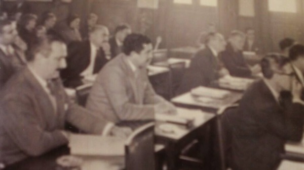 Los Constituyentes que declararon a Rawson capital del Chubut.