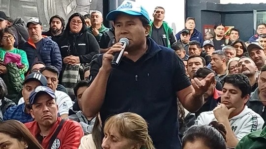 Jorge Penayo, integrante del Sindicato de Trabajadores de la Industria de la Alimentación.