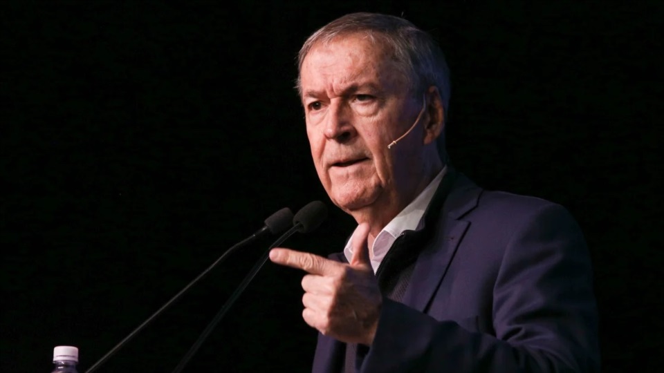 Juan Schiaretti, candidato a diputado nacional por Córdoba. 