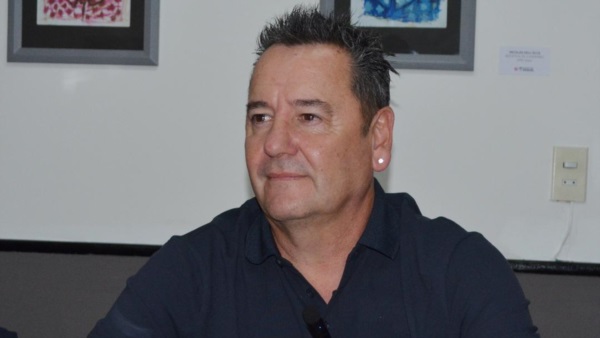 Ariel Molina, intendente de Corcovado.
