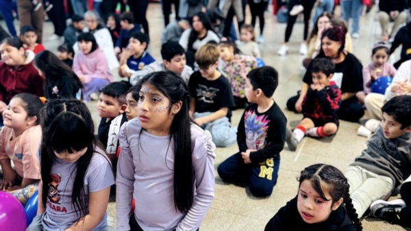 Niñas y niños de las familias lucifuercistas disfrutaron de su día.