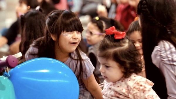 En el evento hubo juegos, sorteos y regalos.