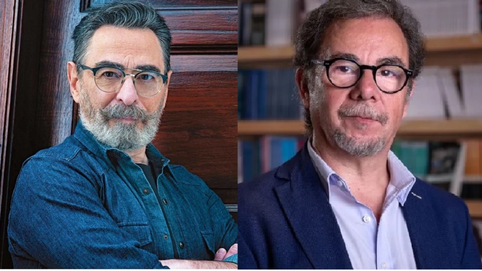 Federico Andahazi y Jaime Rosemberg.