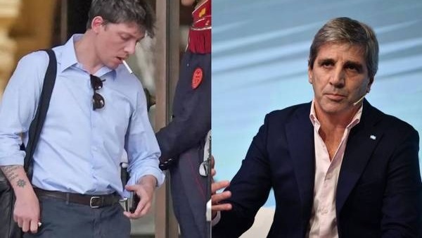 Santiago Caputo y su tío Luis "Toto", el jefe del Palacio de Hacienda que financia privilegiadamente a la SIDE.