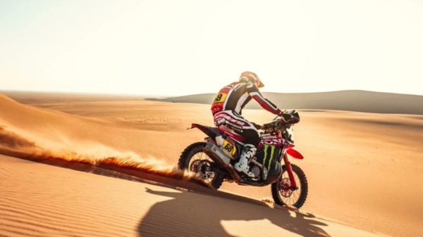 Luciano Benavides perdió la punta en motos y cayó al tercer puesto tras una etapa para el olvido.