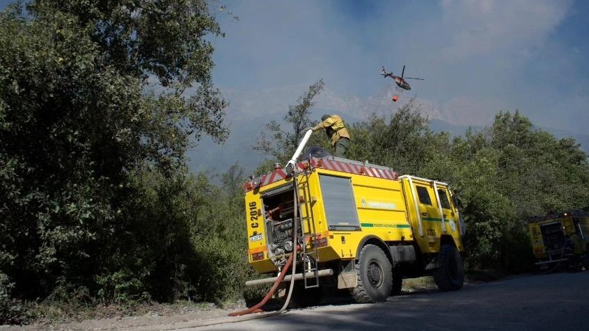 Vía aérea y terrestre se trabaja por estas horas.