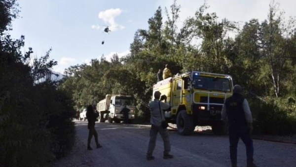 Más de dos centenares de personas luchan contra el fuego.
