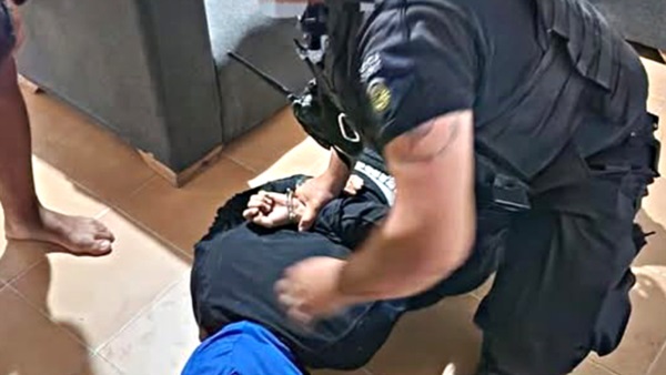 El sujeto fue trasladado a la comisaría Segunda.