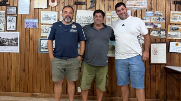 Andrés Velázquez, de Patoruzú, "Calo" Liñeyro, de Bigornia, y Pablo Stagnitta, de Trelew.