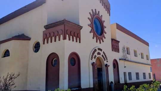 La iglesia dañada por la mujer. Foto ilustrativa.