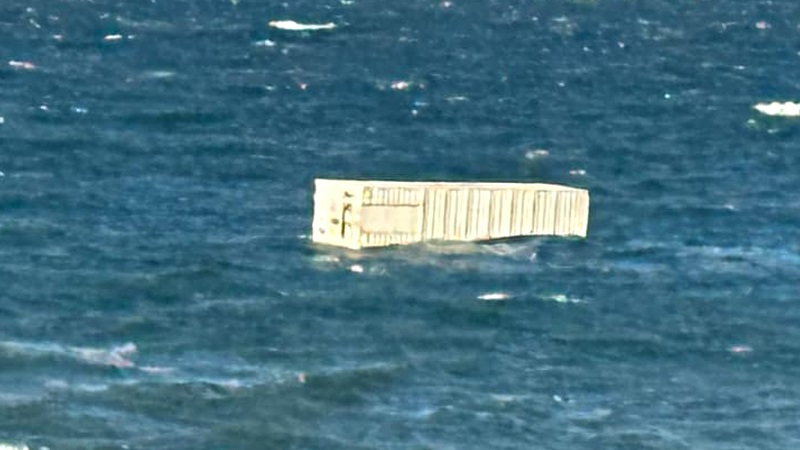 La fuerte ráfaga lo instaló en el Golfo Nuevo.