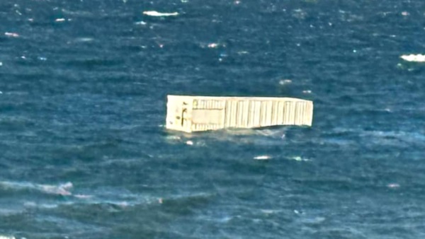 La fuerte ráfaga lo instaló en el Golfo Nuevo.