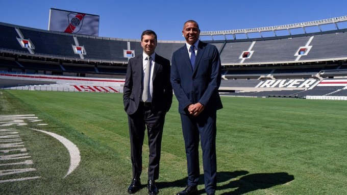 David Trezeguet volvió a River después de doce años.