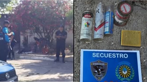 La diligencia se efectuó en una vivienda del barrio Covira.