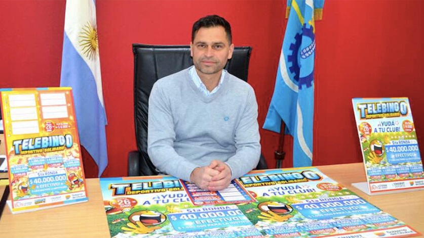 Ramiro Ibarra, presidente de Lotería del Chubut.