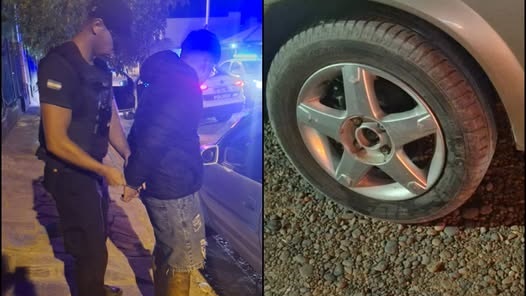 Uno de los sujetos detenidos.
