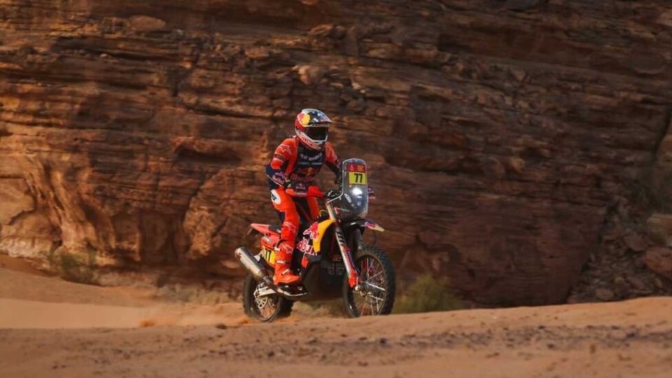 El salteño Benavides ganó la etapa maratón en Motos. (Fotos Gentileza a.s.o./a.vincent/dppi)